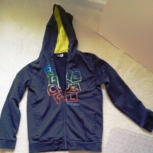 🌀 Rip Curl Boys Full Zip Fleece Hoodie – Live The Search Europe Size 16 Rare